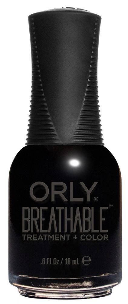 ORLY ΘΕΡΑΠΕΙΑ ΚΑΙ ΒΕΡΝΙΚΙ ORLY BREATHABLE MIND OVER MATTER 2010005 ΜΑΥΡΟ 18ML