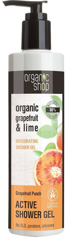 ΤΟΝΩΤΙΚΟ ΑΦΡΟΛΟΥΤΡΟ ORGANIC SHOP GRAPEFRUIT PUNCH GRAPEFRUIT - LIME SHOWER GEL 280ML ORGANIC SHOP