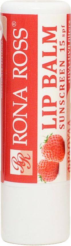 RONA ROSS LIP BALM RONA ROSS LIP BALM STRAWBERRY SPF15 4.7GR