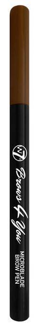 PEN ΦΡΥΔΙΩΝ W7 BROWS 4 YOU DARK BROWN 1,2GR W7