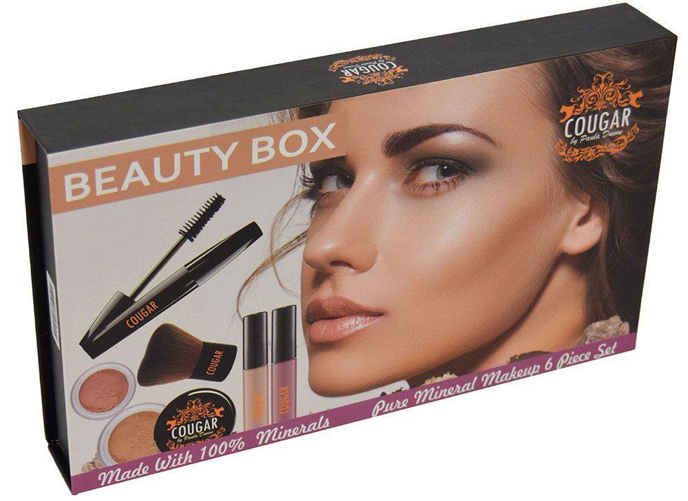 ΣΕΤ ΔΩΡΟΥ COUGAR BEAUTY MAKE UP ΓΙΑ ΣΚΟΥΡΟΧΡΩΜΕΣ ΕΠΙΔΕΡΜΙΔΕΣ 6ΤΜΧ COUGAR BEAUTY