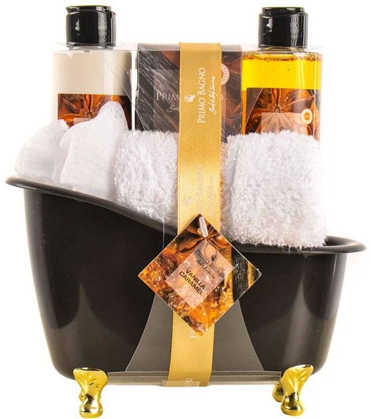 PRIMO BAGNO ΣΕΤ ΔΩΡΟΥ PRIMO BAGNO VANILLA CARAMEL ΜΠΑΝΙΕΡΑ (5ΤΜΧ)