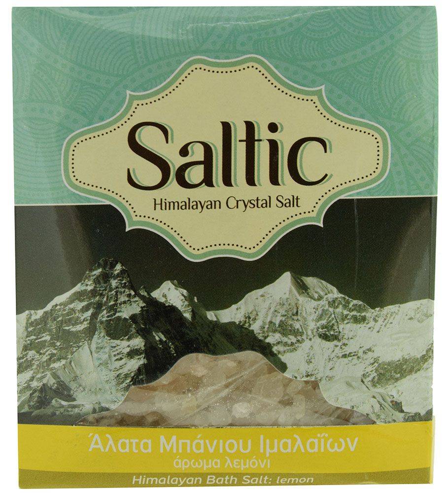 ΑΛΑΤΑ ΜΠΑΝΙΟΥ SALTIC ΑΠΟ ΟΡΥΚΤΟ ΑΛΑΤΙ ΛΕΜΟΝΙ (1 KG) SALTIC