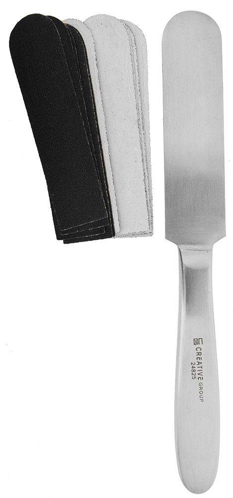 ΜΕΤΑΛΛΙΚΗ ΛΙΜΑ PEDICURE CND 80/150GRIT