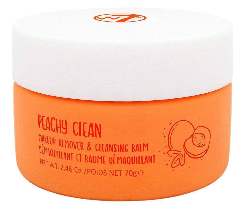 W7 ΝΤΕΜΑΚΙΓΙΑΖ W7 PEACHY CLEAN MAKEUP REMOVER AND CLEANSING BALM 70GR