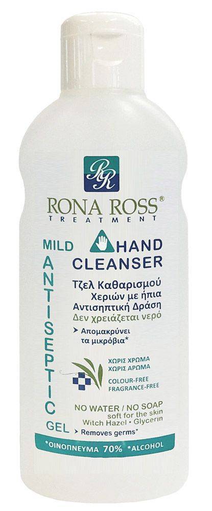 ΑΝΤΙΣΗΠΤΙΚΟ ΧΕΡΙΩΝ RONA ROSS ΧΩΡΙΣ ΑΡΩΜΑ ΑΧΡΩΜΟ 150ML