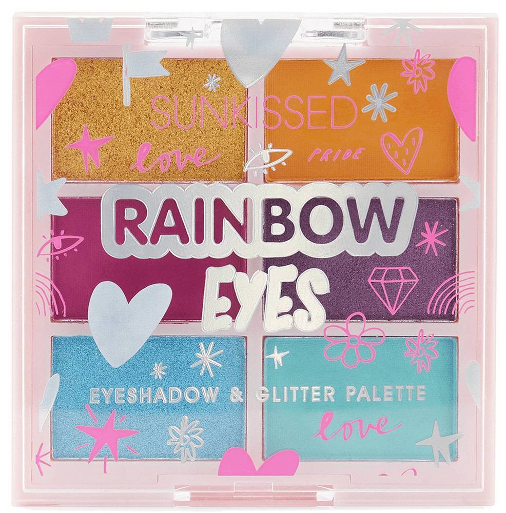 ΠΑΛΕΤΑ ΣΚΙΩΝ SUNKISSED RAINBOW EYES EYESHADOW PALETTE (7.8GR) SUNKISSED