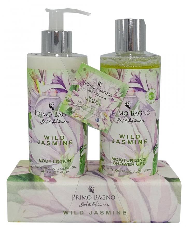 PRIMO BAGNO ΣΕΤ ΔΩΡΟΥ PRIMO BAGNO ΑΚΡΥΛΙΚΗ ΘΗΚΗ WILD JASMINE