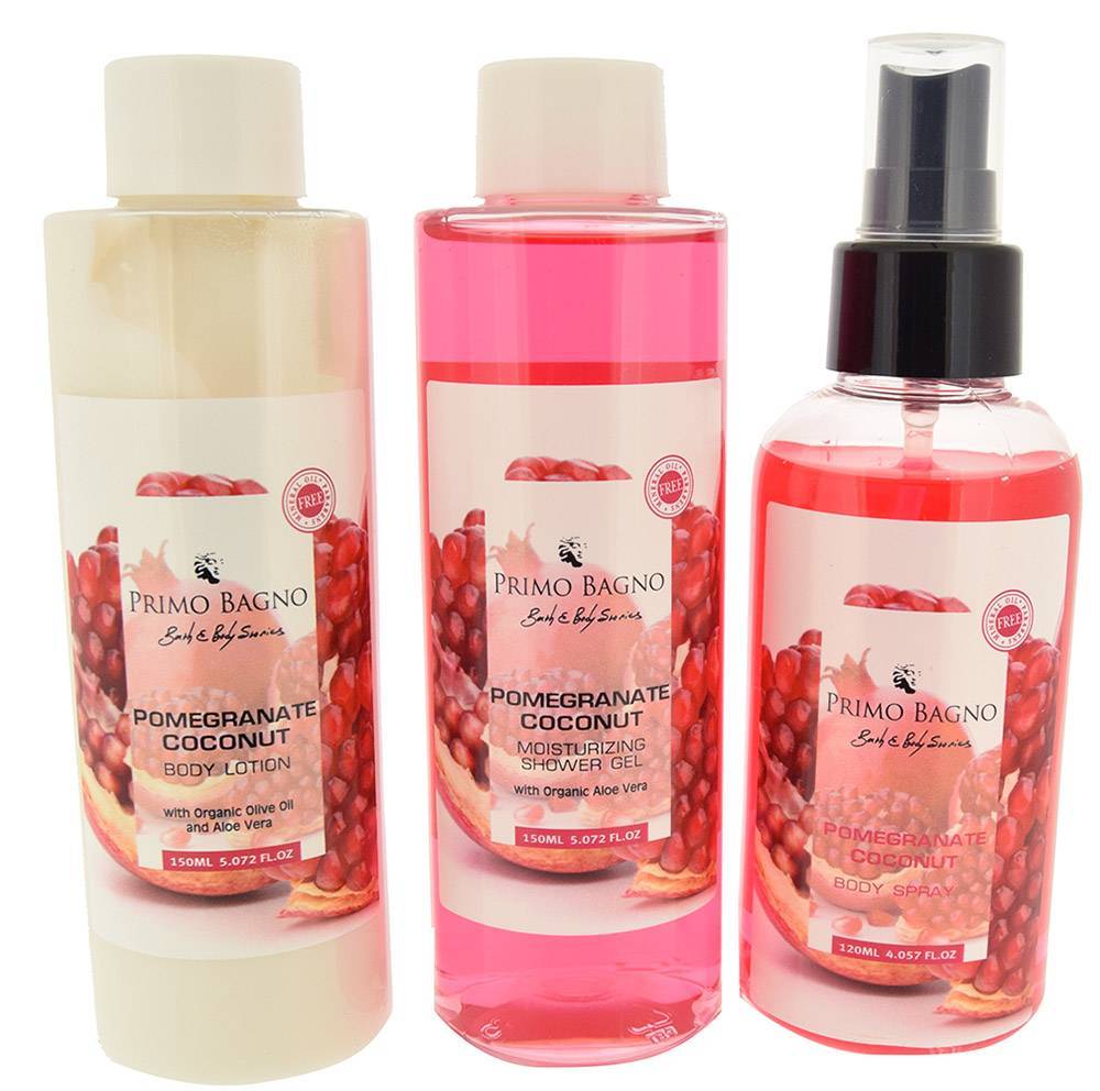 ΣΕΤ ΔΩΡΟΥ PRIMO BAGNO POMEGRANATE COCONUT (3TMX) PRIMO BAGNO