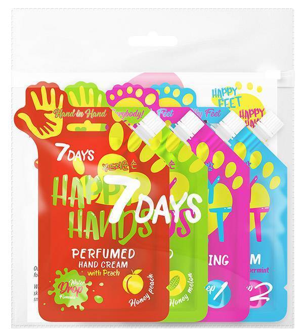 TRAVEL SET 7 DAYS BEAUTY BAG HANDS - FEET (4TMX) 7DAYS
