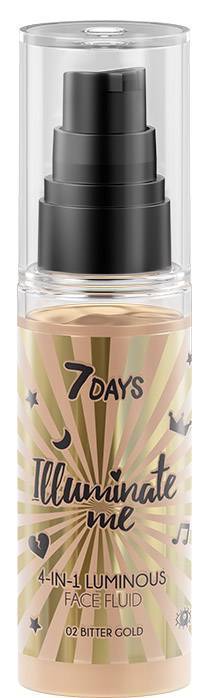 ILLUMINATING FACE FLUID 7 DAYS MISS CRAZY 4-IN-1 BITTER COLD 02 50ML 7DAYS
