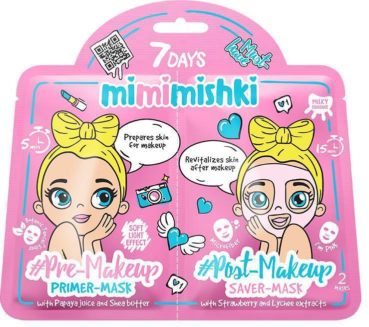 MIMIMISHKI PRE - POST 7 DAYS MAKEUP PINK 25GR/25GR 7DAYS