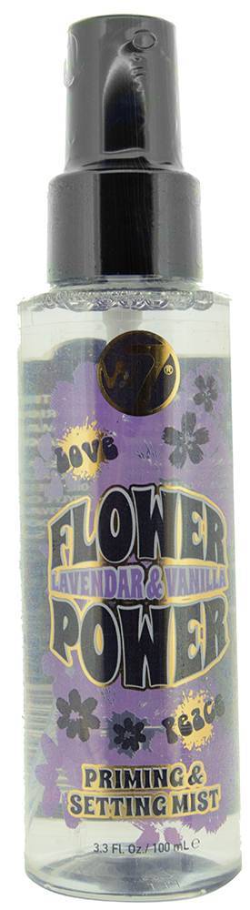 PRIMING AND SETTING SPRAY W7 FLOWER POWER LAVENDAR - VANILLIA 100ML W7