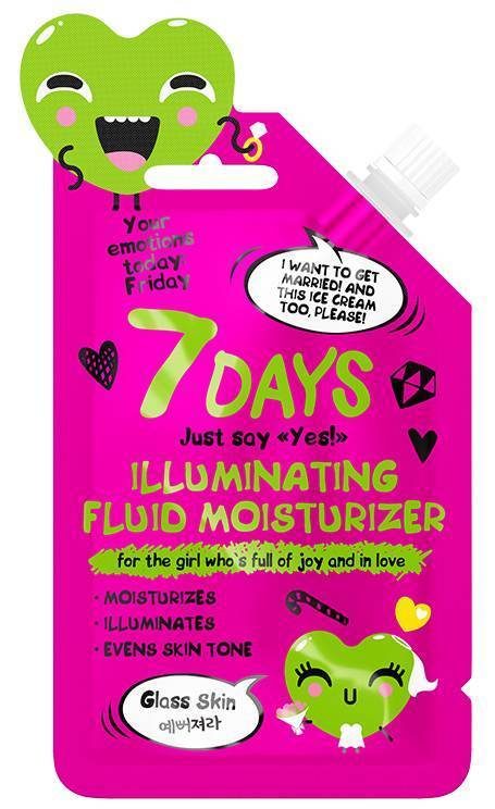7DAYS BB CREAM 7 DAYS EMOTIONS ILLUMINATING FLUID MOISTURIZER 25ML