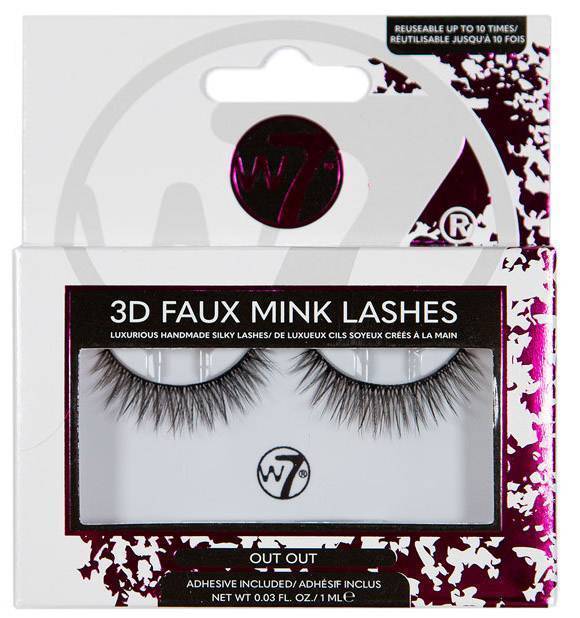 ΒΛΕΦΑΡΙΔΕΣ W7 3D FAUX MINK LASHES OUT OUT W7