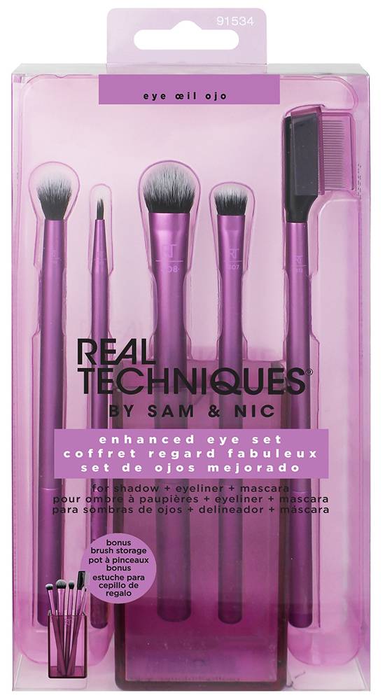 ΣΕΤ ΠΙΝΕΛΩΝ REAL TECHNIQUES ENHANCED EYE SET REAL TECHNIQUES