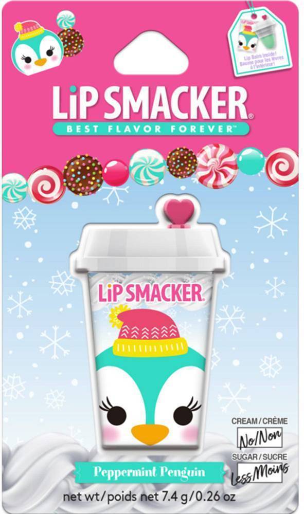 LIP BALM LIP SMACKER HOLIDAY BEVERAGE CUP-PENGUIN