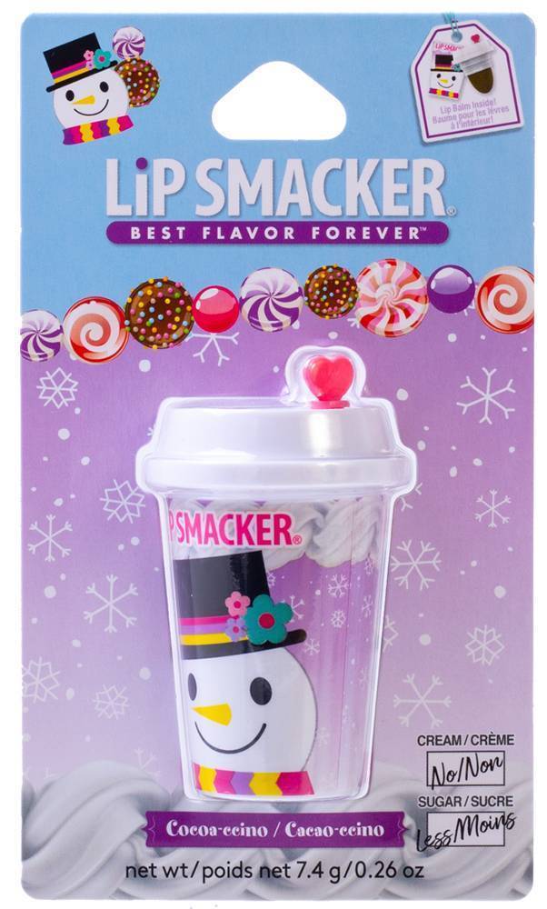 LIP BALM LIP SMACKER HOLIDAY BEVERAGE CUP-SNOWMAN 7.4ML LIP SMACKER