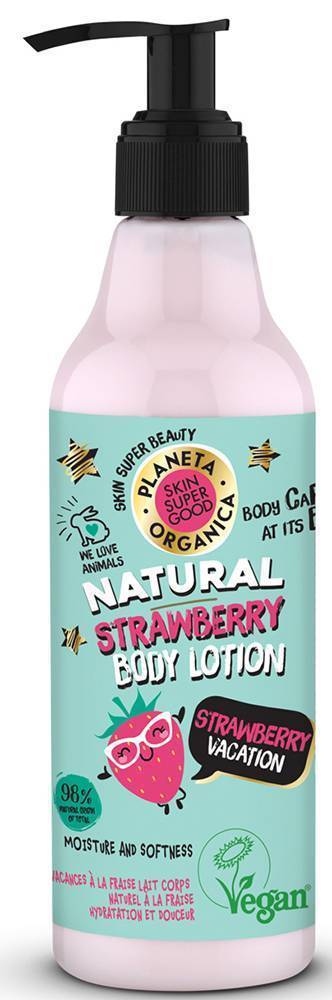 BODY LOTION STRAWBERRY PLANETA ORGANICA STRAWBERRY VACATION 250ML PLANETA ORGANICA
