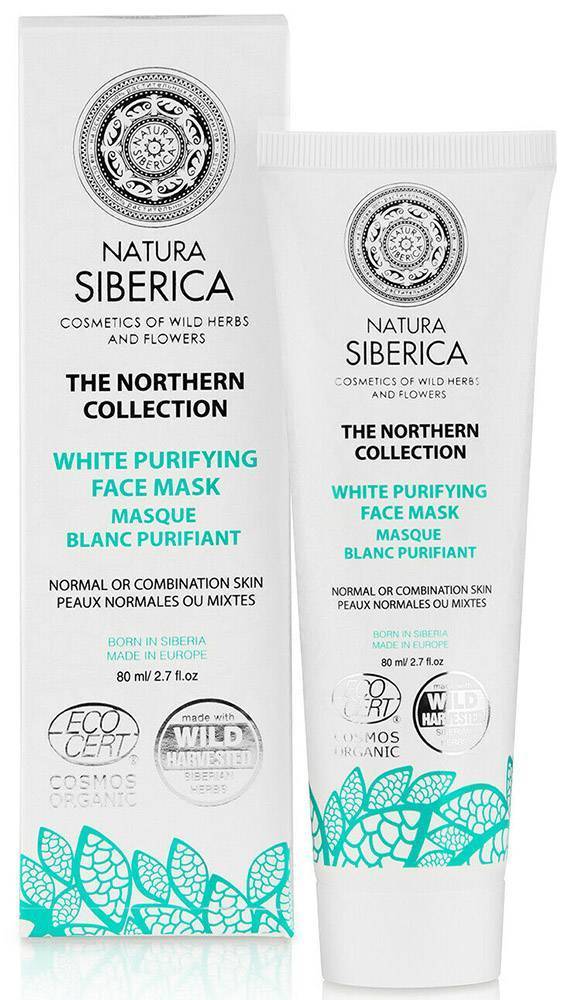 ΜΑΣΚΑ NATURA SIBERICA WHITE PURIFYING FACE MASK 80 ML