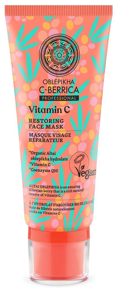 ΜΑΣΚΑ ΕΠΑΝΟΡΘΩΣΗΣ NATURA SIBERICA OBLEPIKHA C-BERRICA 100 ML