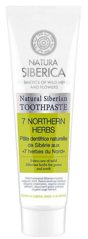 ΟΔΟΝΤΟΚΡΕΜΑ NATURA SIBERICA NATURAL SIBERIAN TOOTHPASTE 7 NORTHERN HERBS 100GR NATURA SIBERICA