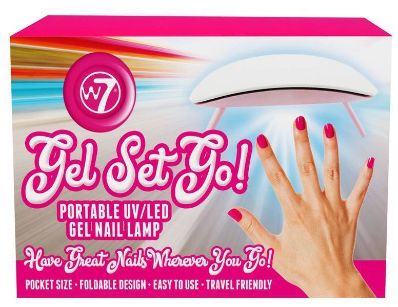 ΛΑΜΠΑ W7 - PORTABLE NAIL LAMP UV/LED GEL SET GO! 6W W7