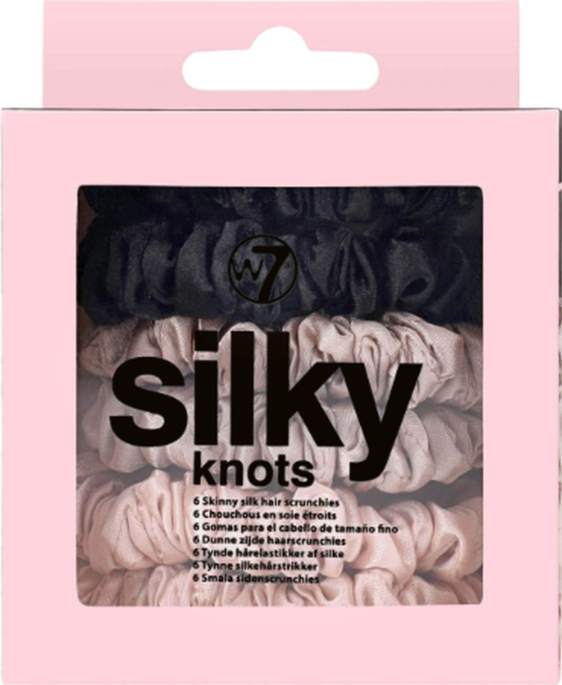 HAIR SCRUNCHIES W7 SILKY KNOTS 6ΤΜΧ