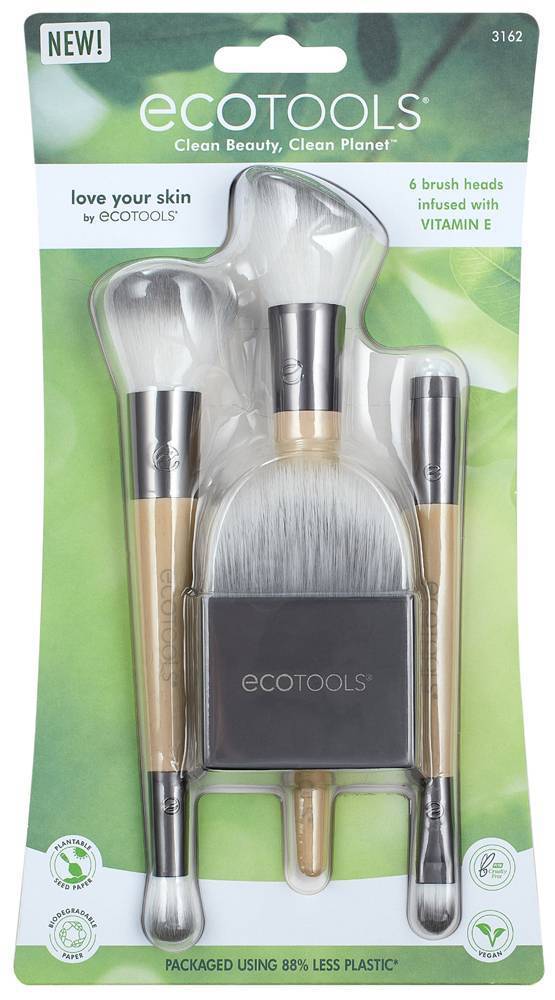ECOTOOLS ΣΕΤ ΠΙΝΕΛΩΝ ECOTOOLS LOVE YOUR SKIN 4TMX