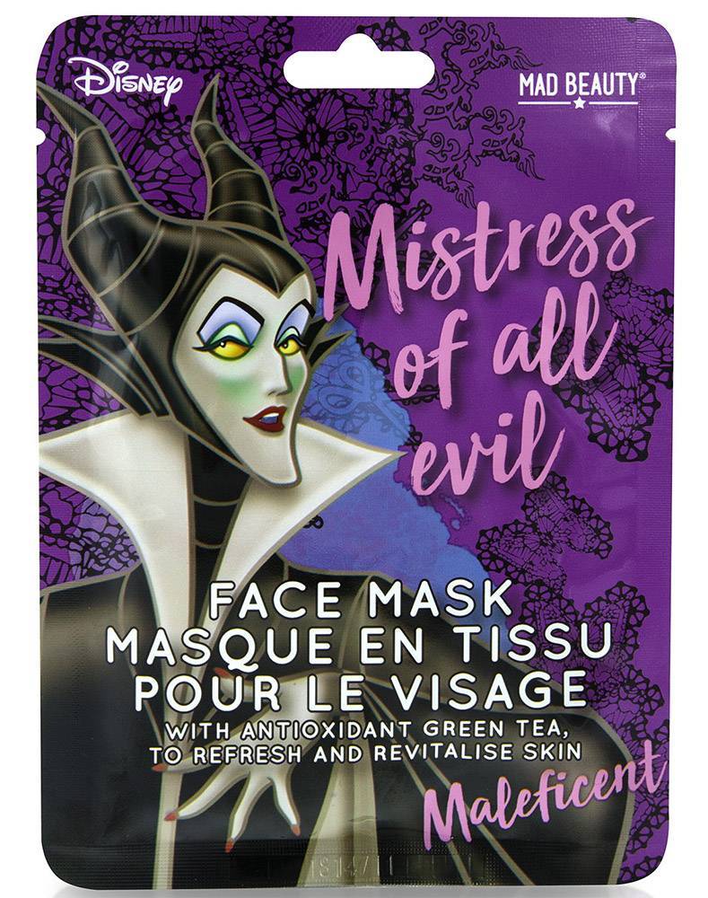 FACE MASK MAD BEAUTY MALEFICENT VILLAIN MAD BEAUTY
