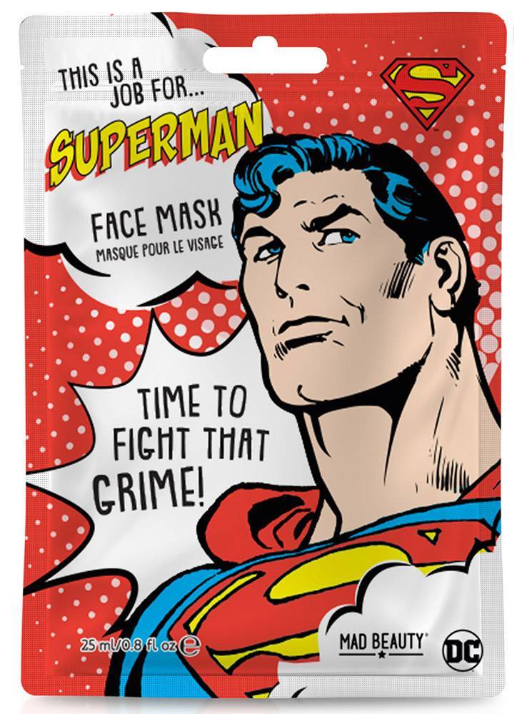 FACE MASK MAD BEAUTY SUPERMAN MAD BEAUTY