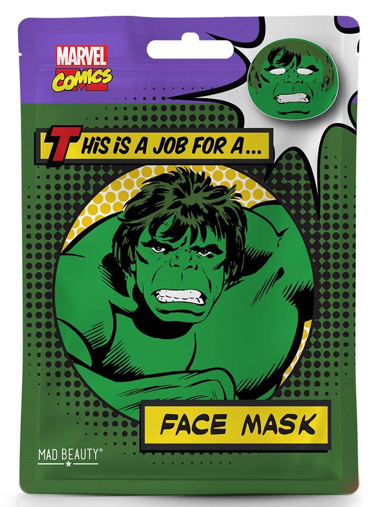 FACE MASK MAD BEAUTY HULK MARVEL 25 ML MAD BEAUTY