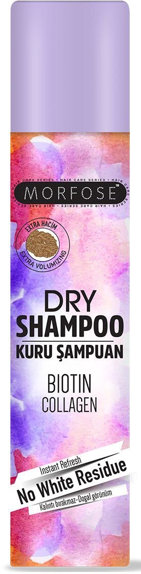MORFOSE DRY SHAMPOO MORFOSE EXTRA VOLUME ΜΕ ΒΙΟΤΙΝΗ - ΚΟΛΛΑΓΟΝΟ (200ML)
