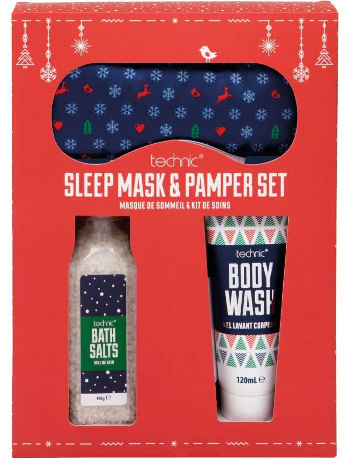 TECHNIC ΣΕΤ ΔΩΡΟΥ TECHNIC NOVELTY SLEEP MASK - PAMPER SET