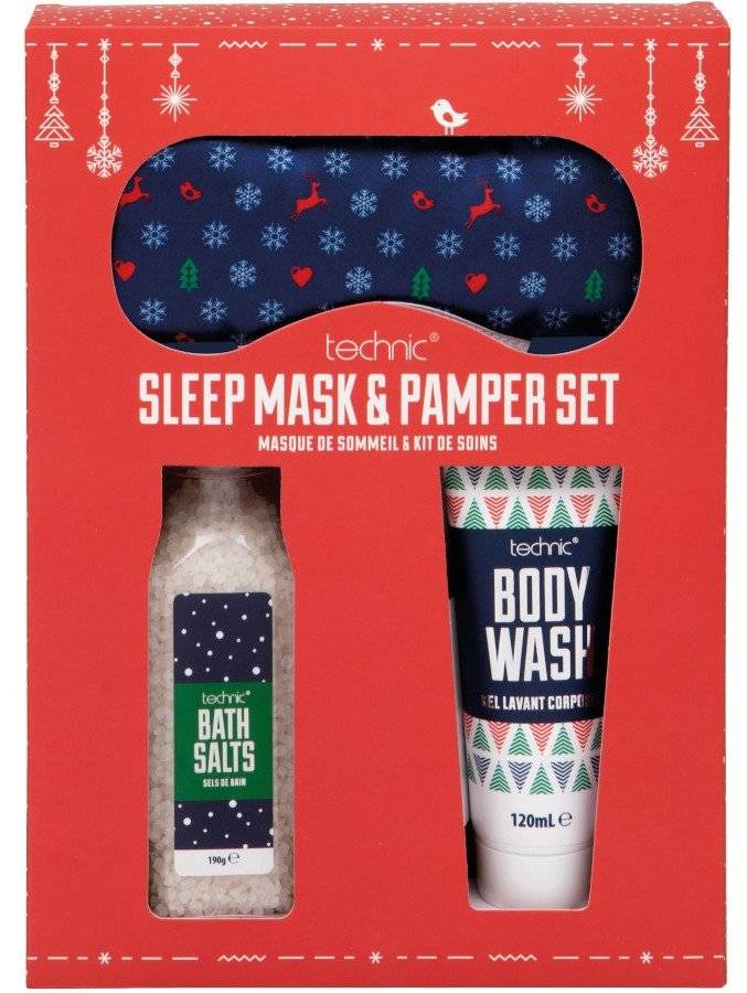 ΣΕΤ ΔΩΡΟΥ TECHNIC NOVELTY SLEEP MASK - PAMPER SET TECHNIC