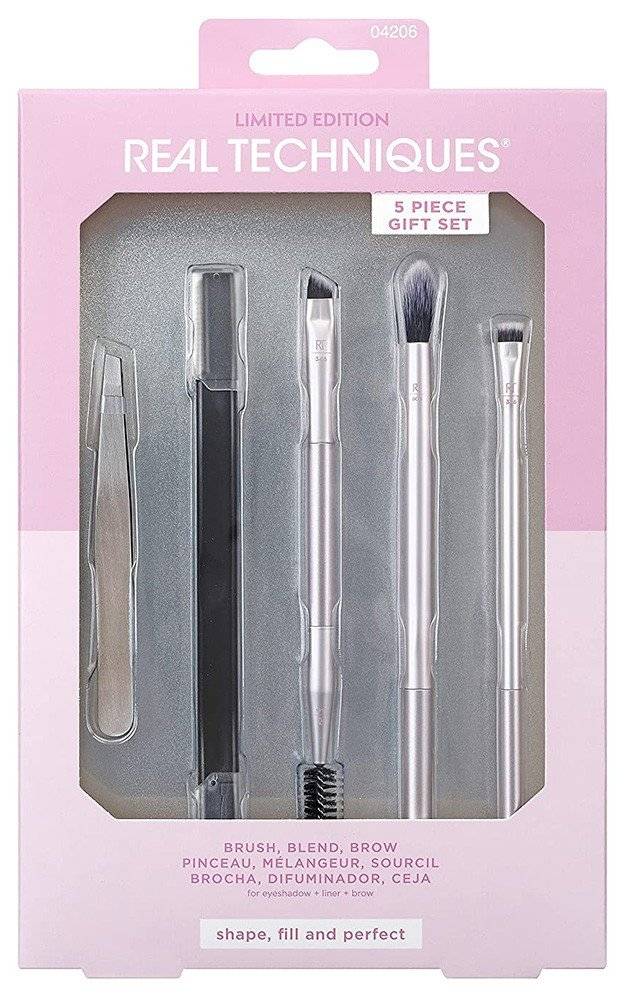 REAL TECHNIQUES ΣΕΤ ΠΙΝΕΛΩΝ REAL TECHNIQUES BLUSH, BLEND, BROW 5TMX