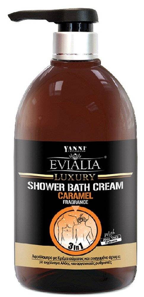 SHOWER BATH CREAM EVIALIA ΚΑΡΑΜΕΛΑ 1LT