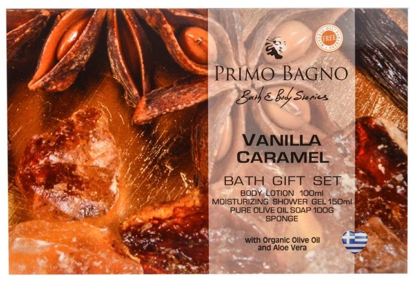 PRIMO BAGNO ΣΕΤ ΔΩΡΟΥ PRIMO BAGNO VANILLA CARAMEL 4ΤΜΧ
