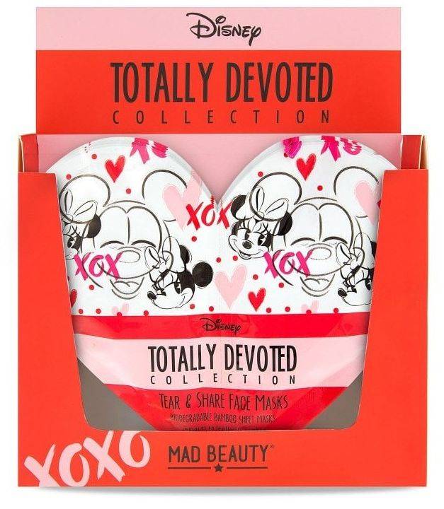 MAD BEAUTY MINNIE MICKEY MAD BEAUTY TOTALLY DEVOTED TEAR - SHARE SHEET FACE MASKS