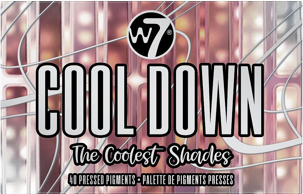 W7 ΠΑΛΕΤΑ ΣΚΙΩΝ W7 COOL DOWN PRESSED PIGMENT PALETTE 36GR
