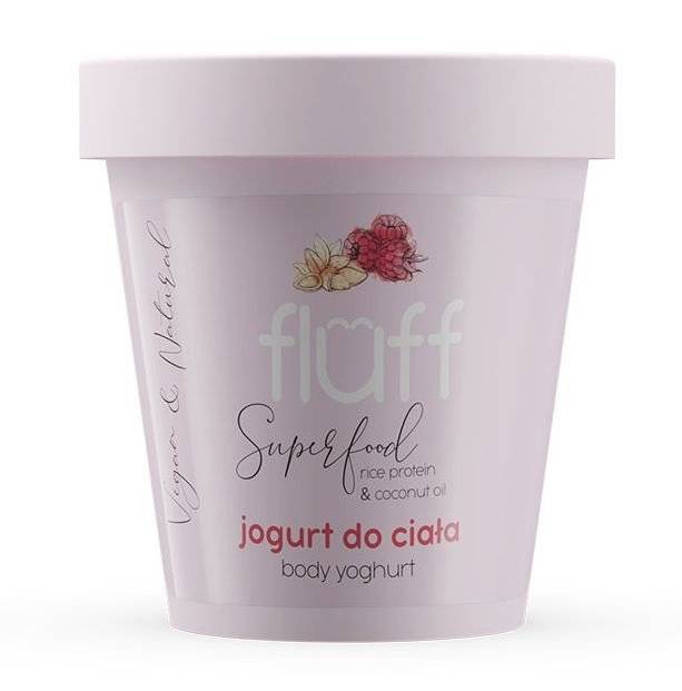 ΚΡΕΜΑ ΣΩΜΑΤΟΣ FLUFF RASPBERRY WITH ALMONDS BODY YOGHURT 180ML FLUFF