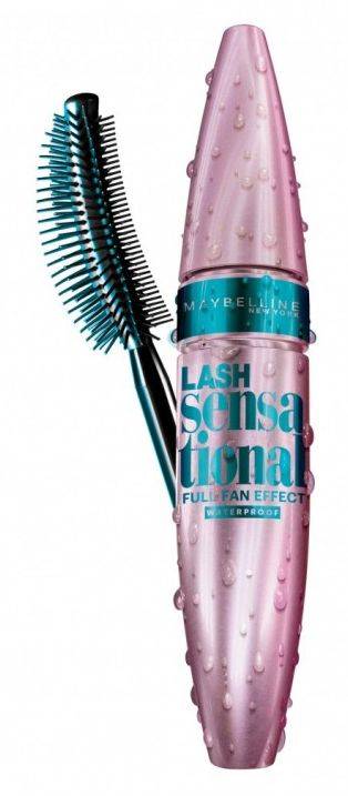 ΑΔΙΑΒΡΟΧΗ ΜΑΣΚΑΡΑ MAYBELLINE LASH SENSATIONAL ΜΑΥΡΟ 9.5ML MAYBELLINE