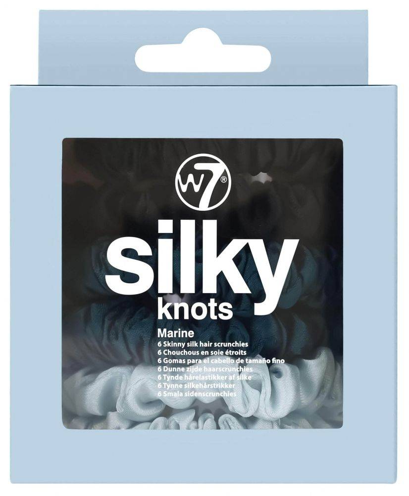 W7 HAIR SCRUNCHIES W7 SILKY KNOTS MARINE (6ΤΜΧ)