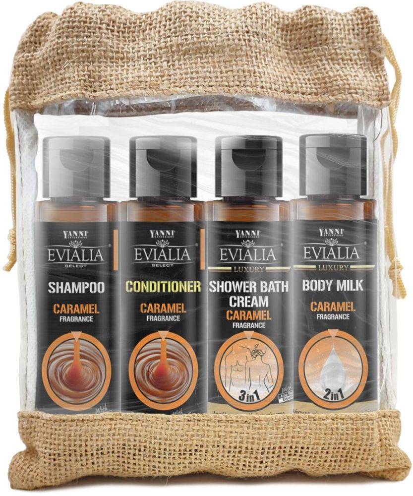 ΣΕΤ ΔΩΡΟΥ ΠΕΡΙΠΟΙΗΣΗ ΣΩΜΑΤΟΣ EVIALIA CARAMEL 4TMX EVIALIA
