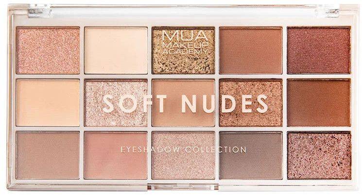 ΠΑΛΕΤΑ ΣΚΙΩΝ MUA PRO EYESHADOW PALETTE - SOFT NUDES (12 GR) MUA MAKE UP ACADEMY