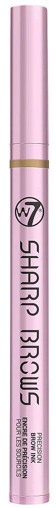 PEN INK W7 SHARP BROWS PRECISION EYEBROW BRUNETTE W7