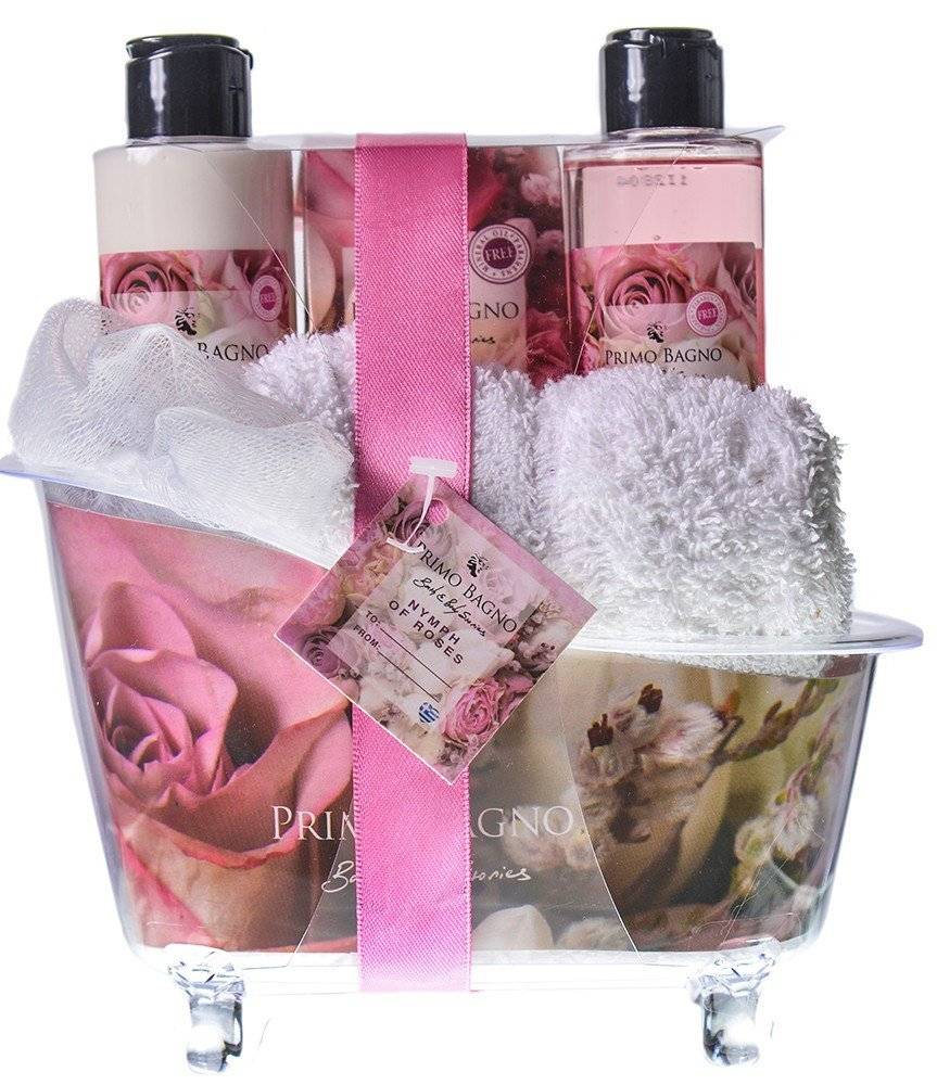 ΣΕΤ ΔΩΡΟΥ ΜΠΑΝΙΕΡΑ PRIMO BAGNO NYMPH OF ROSES 5TMX