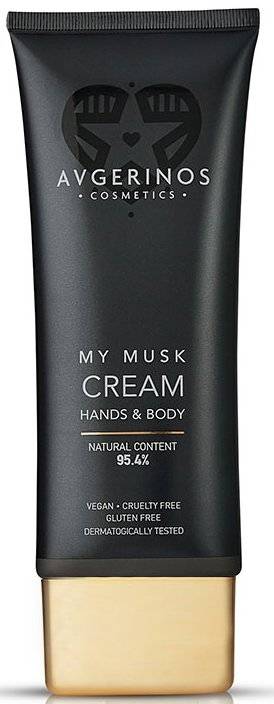 ΚΡΕΜΑ ΧΕΡΙΩΝ ΚΑΙ ΣΩΜΑΤΟΣ AVGERINOS COSMETICS MY MUSK 200ML