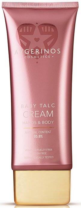 ΚΡΕΜΑ ΧΕΡΙΩΝ ΚΑΙ ΣΩΜΑΤΟΣ AVGERINOS COSMETICS BABY TALC 200ML AVGERINOS COSMETICS