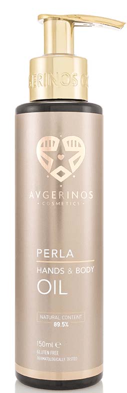 AVGERINOS COSMETICS ΞΗΡΟ ΛΑΔΙ ΣΩΜΑΤΟΣ ΚΑΙ ΜΑΛΛΙΩΝ AVGERINOS COSMETICS PERLA 150ML